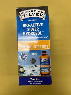1 New Sovereign Silver Bio-Active Silver Hydrosol Daily+ Immune Support Ex 04/27