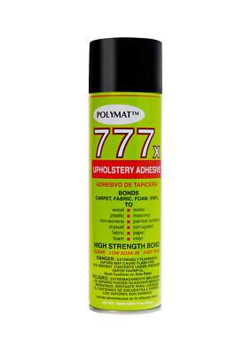 (1) Polymat 777 FOAM FABRIC LINER SPEAKER BOX UPHOLSTERY SPRAY GLUE ADHESIVE