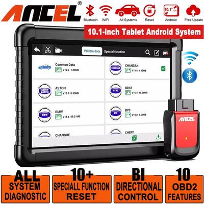 10 Inch Automotive All System Bidirectional OBD2 Scanner Car Diagnostic Tool Oil