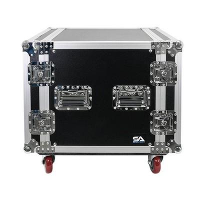 10 Space Pro Audio DJ Road Rack Case with Casters Pro Tour Grade