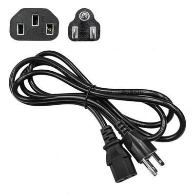 100 LOT AC Power Cord Cable Desktop Monitor Computer 6ft IEC320 Heavy Duty