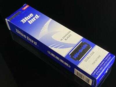 100 Pack Blue Bird bluebird Platinum Double Edge Safety Razor Shaving Blades