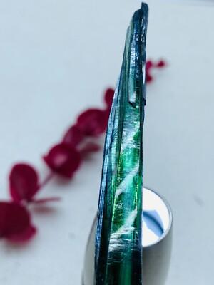 100ct150mm TOP EXCELLENT BLUE GREEN VIVIANITE CRYSTALS Specimen FROM Brazil GEM