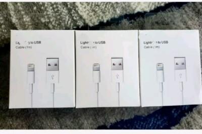 100x Lot Original USB Charger Cable Cord For iPhone 14 13 12 11 Pro Max X 8 7