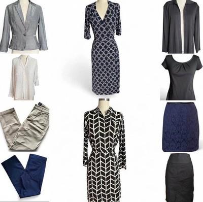 10pc Lot Business Office Work Clothing Bundle Medium 6/8 Professional Career