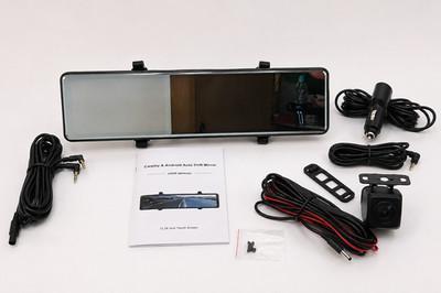 11.26" 4K Mirror Dash Cam Apple CarPlay Android Auto WiFi Front Rear Camera
