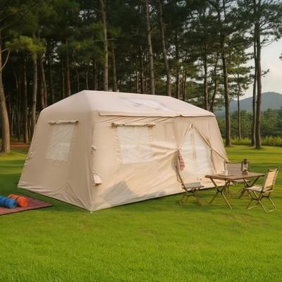 11 m ² Inflatable Tents for Camping, Blow Up Tent with Hand Pump, Easy Setup Inf