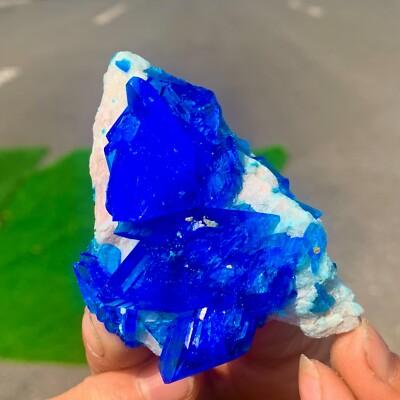 119G Newly discovered Blue Potassium alum Crystal cluster Stunning Crysta