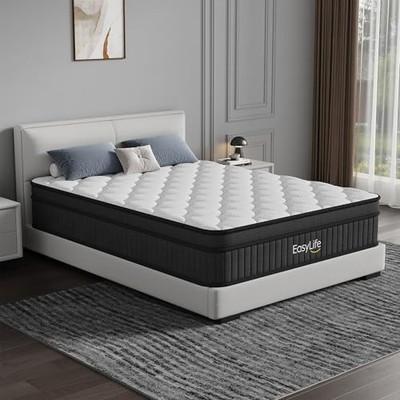 12 Inch Queen Mattress in a Box Hybrid Gel Memory Foam Pocket Spring Soft Plush