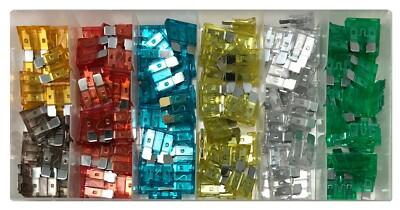 120 Piece ATO / ATC Blade Fuse Assortment Box Kit - 5 Amp to 30 Amp