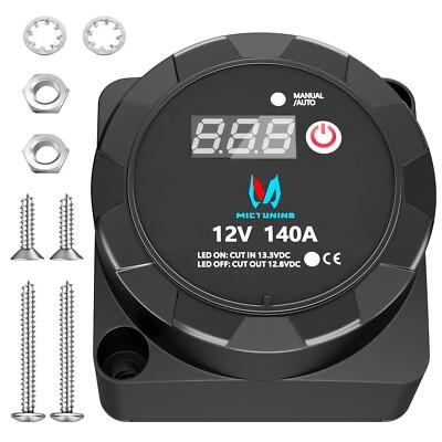 12V 140A Smart Dual Battery Kit System isolator Car Voltage Sensitive Relay UTV