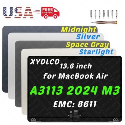 13" for Apple Macbook Air A3113 EMC 8611 661-40219 LCD Screen Assembly Starlight
