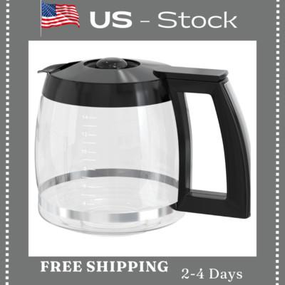 14-Cup Glass Replacement Coffee Carafe Compatible with Cuisinart Coffee Maker