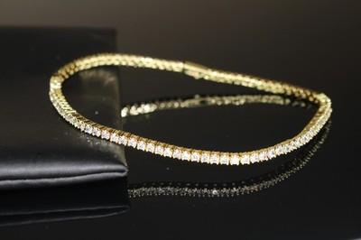 14k STAMPED 2mm Tennis Chain Necklace 10.6ctw Lab Sim VVS1 Diamonds GOLD 12g+