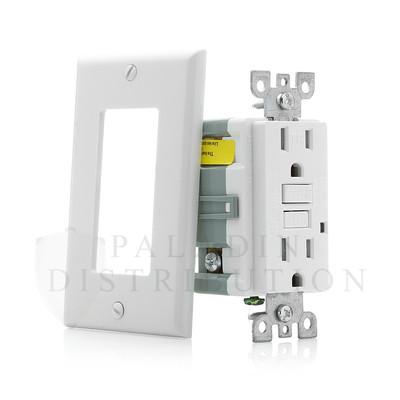15A Amp GFCI GFI Tamper Resistant Safety Outlet Receptacle w/ LED - UL (70 Pack)