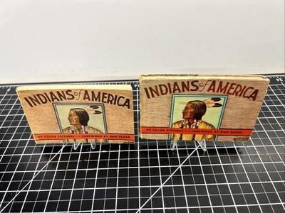 1935 Indians of America HC + SC Books Lillian Davids Fazzini Dan Beard VTG LOT