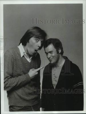 1978 Press Photo Actors Michael McKean, David L. Lander in "Laverne & Shirley"