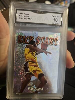 1998 Topps Kick Start 2 Kobe Bryant Gma 10 Gem MINT Lakers HOF GOAT