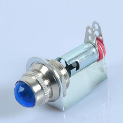 1pc Guitar Amp Blue Jewel Lamp Indicator Amplifier for pilot Light Metal