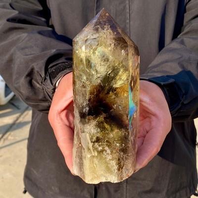2.64LB Natural Citrine cluster mineral specimen quartz crystal healing