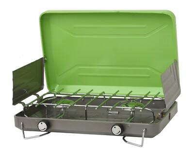2 Burner High Output Portable Table Top Propane Camping Stove