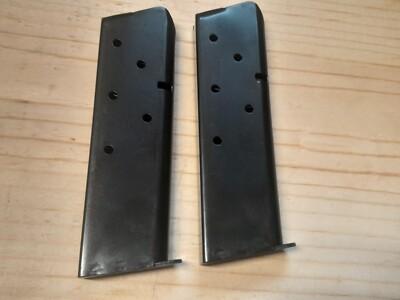 2 Colt 1911 45acp Original 7rd. Magazines
