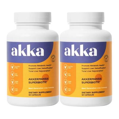 2-Pack AKKA Premium Liver Detox Cleanse - Supports Healthy Liver Detox- 120 Caps