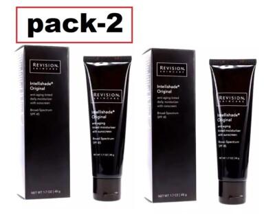 2 pack Revision Skincare Intellishade Original Tinted Moisturizer SPF 45, 1.7 oz