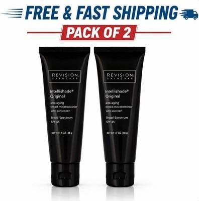 2 Pack Revision Skincare Intellishade Original Tinted Moisturizer SPF 45 - 1.7oz