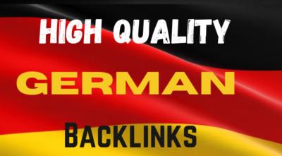 20 Germany German Backlinks . DE Domains- SEO High Domain authority backlinks