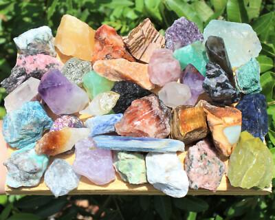 2000 Carat Crafters Collection Mixed Stones - Natural Raw Crystal Assortment