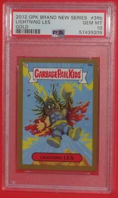 2012 Garbage Pail Kids Lightning Les GOLD PSA 10 * 2013 MINI * POP 1 - GPK BNS1