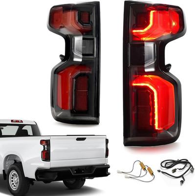 2019-26 Silverado 1500 2500HD 3500HD LED Tail Lights–Compatible Replacement