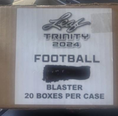 2024 Leaf Trinity Football ONE Blaster Box 3 Autos! FASC