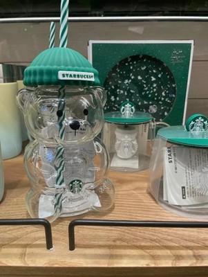 2025 Glass Starbucks Bearista Bear Cold Cup Holiday Limited Edition