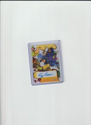 2025 Leaf Eclectic Autograph Pure CJ Carr 1/1 Auto Notre Dame Sparkles