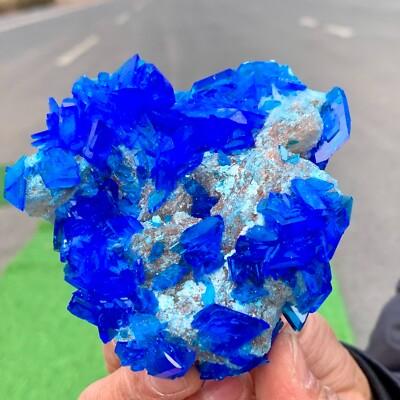 277G Newly discovered Blue Potassium alum Crystal cluster Stunning Crysta
