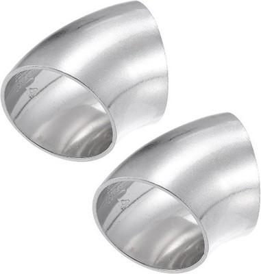 2pcs 1.5 Inch OD 45-Degree Stainless Steel 304 Exhaust Elbow Pipe fo Size: 1.5