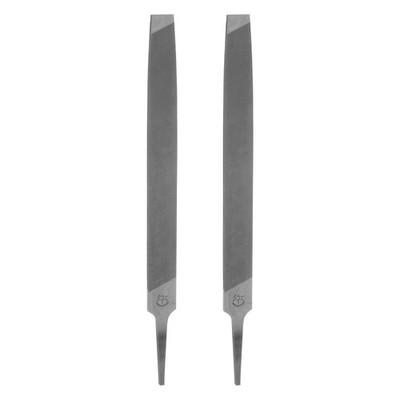 2pcs Mill File 8" 3.6mm High Carbon Steel Single Cut Flat Hand File