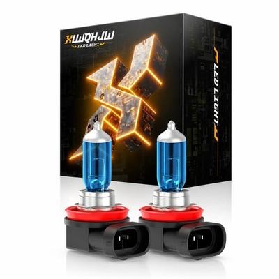 2X H11 Halogen Headlight Super Bright Bulbs Warm White Hi/Low Beams Replacement