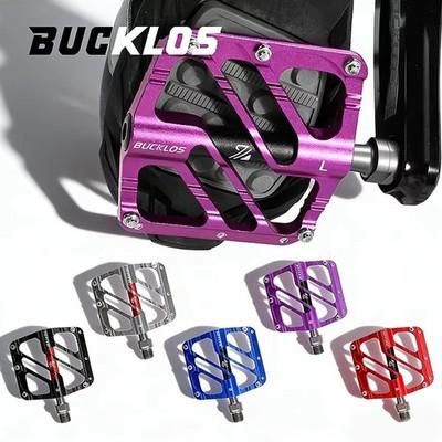 3 Bearings Bicycle Pedals Aluminum Mountain BMX Pedal 9/16'' Flat Platform Pedal