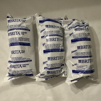 3 Brita Standard Water Replacement Filter for Pitchers and Dispensers