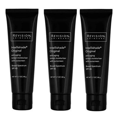 3 PACK Revision Intellishade Original Tinted Moisturizer SPF 45 1.7 Oz NEW SEAL