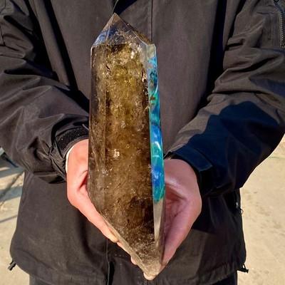 350G Natural Citrine cluster mineral specimen quartz crystal healing