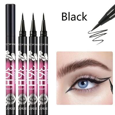 3pcs/5pcs Waterproof Black Eyeliner Pencils-Smudge-Proof, Long-Lasting and