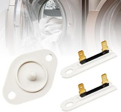 3PCS Dryer Thermal Fuse and Thermistor Replacement for Whirlpool, Maytag,...