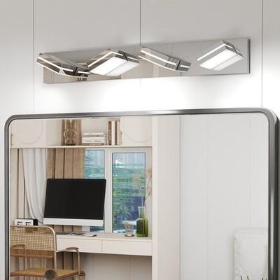 4 Lights 30" Modern Vanity Light Bathroom Mirror LED Chrome Wall Lamp Fixtures