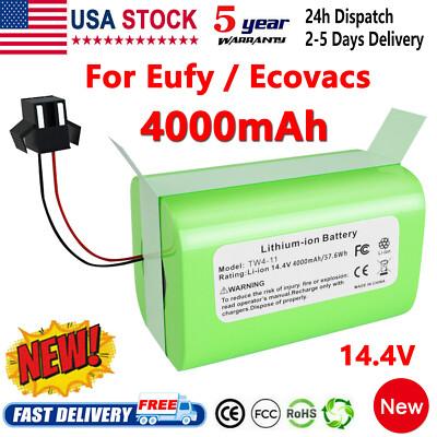 4000mAh Battery For Ecovacs Deebot 14.4V Volt N79,N79S,N79SE,500,DN622, DN621