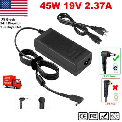 45W AC Adapter Charger For Acer ADP-45FE F ADP-45HE D Laptop 19V 2.37A 3.0*1.1mm