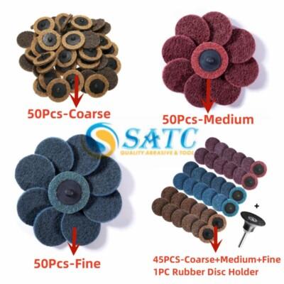 46x/50x 2 inch Surface Conditioning Discs Quick Change Die Grinder Sanding Pads